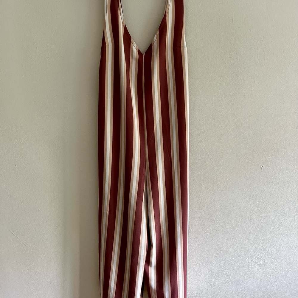 Striped Jumpsuit